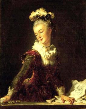 Jean-Honore Fragonard Portrait of Marie-Madeleine Guimard (1743-1816), French dancer